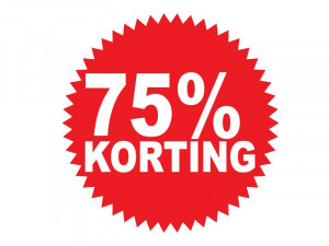 ronde-75-korting-sticker